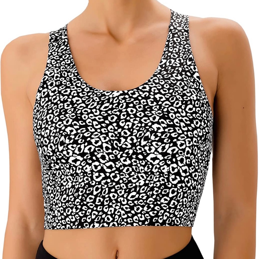 Amazon workout longline sports bra